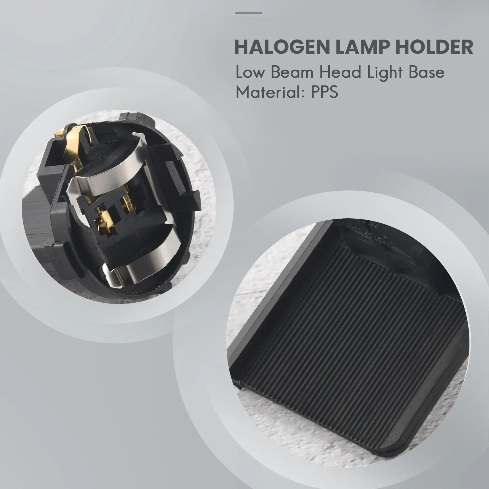 Halogenowy uchwyt lampy martwa wiązka głowica podświetlana podstawa do golfa 6 MK6 7 MK7 Tiguan do Touran Sharan Scirocco R GTS 5 k0941109