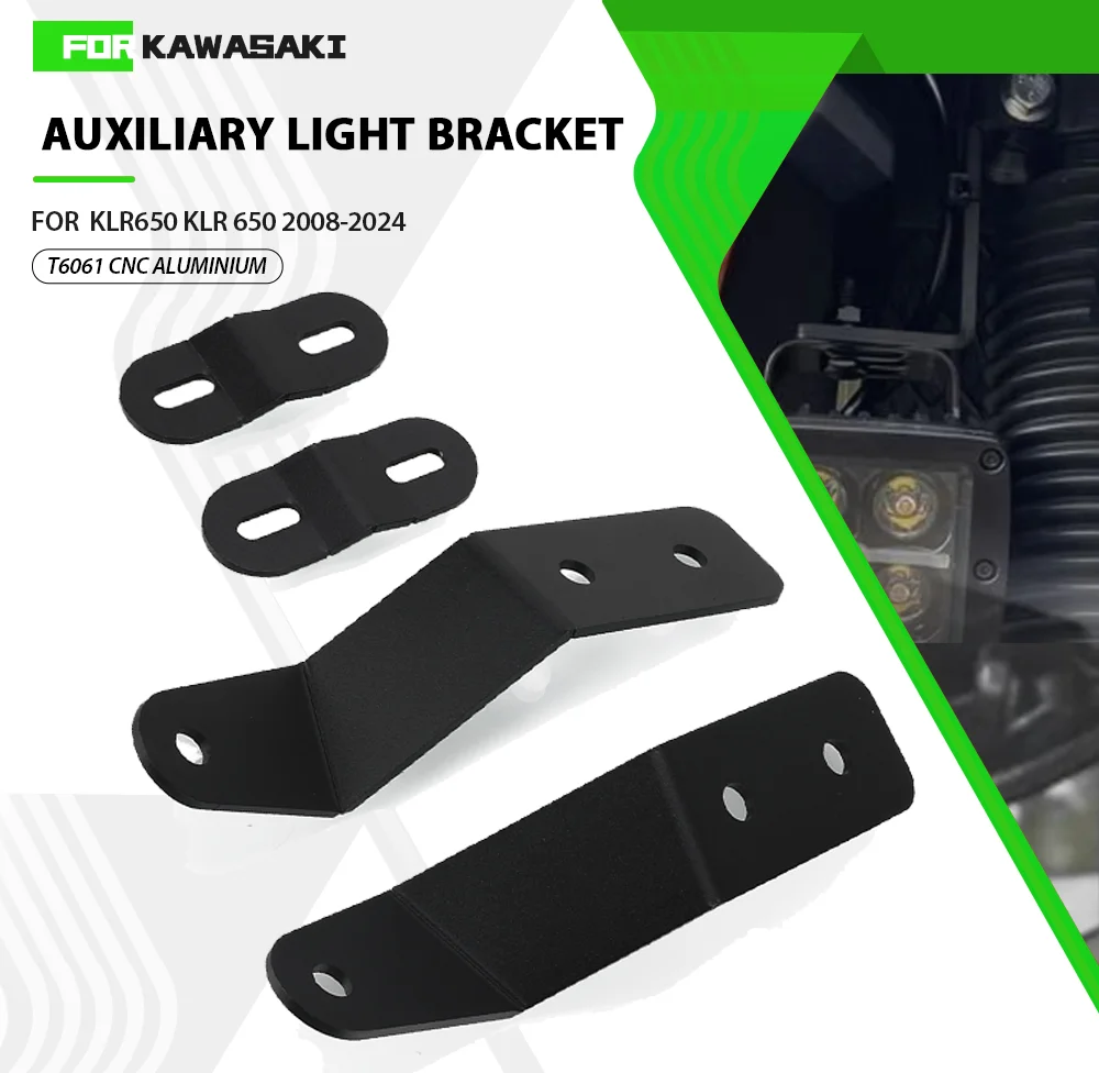 

Motorcycle Auxiliary Holder FOR KAWASAKI KLR650 2008-2018 2019 2020 2021 2022 2023 2024 AUXILIARY LIGHT MOUNTING BRACKET KLR 650