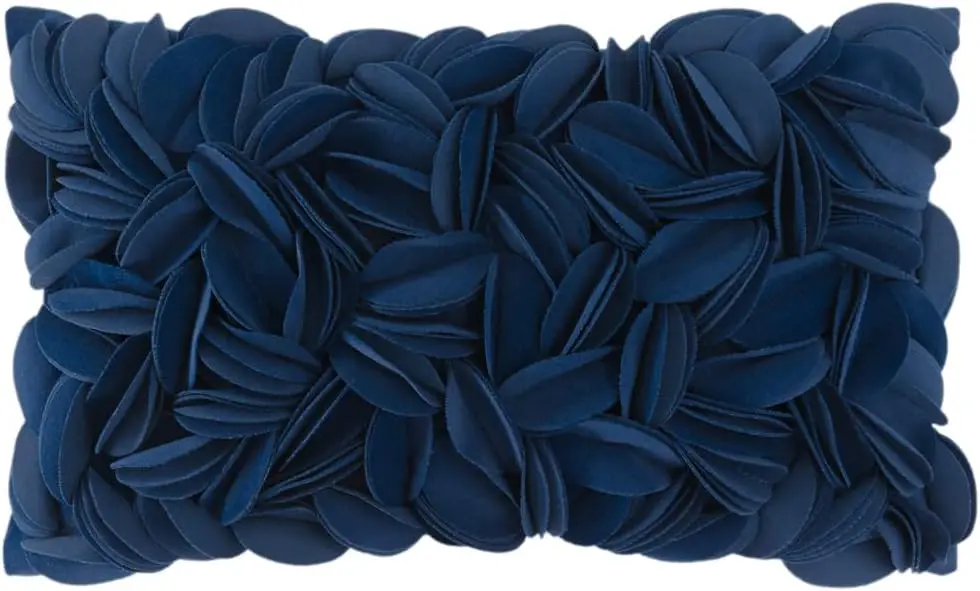 

Handmade 3D Flower Accent Throw Pillow Cover Home Decorative Pillow Case Soft Rec Cushion Cover For Sofa Living Room Bed Sofa