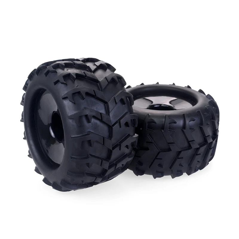 2Pcs 1/8 Remote Control Car Racing Tires Friction Durable Rally Tires Outdoor Sports Car Tires Replacement