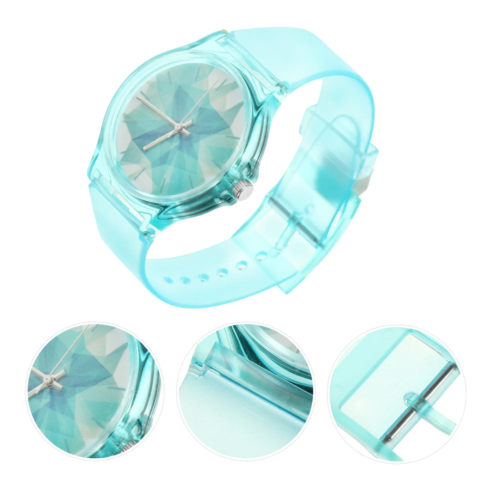 1Pcs Fresh Student Quartz Watch Casual Wrist Watch Simple Dial Accurate Timekeeping Practical Wristwatch for