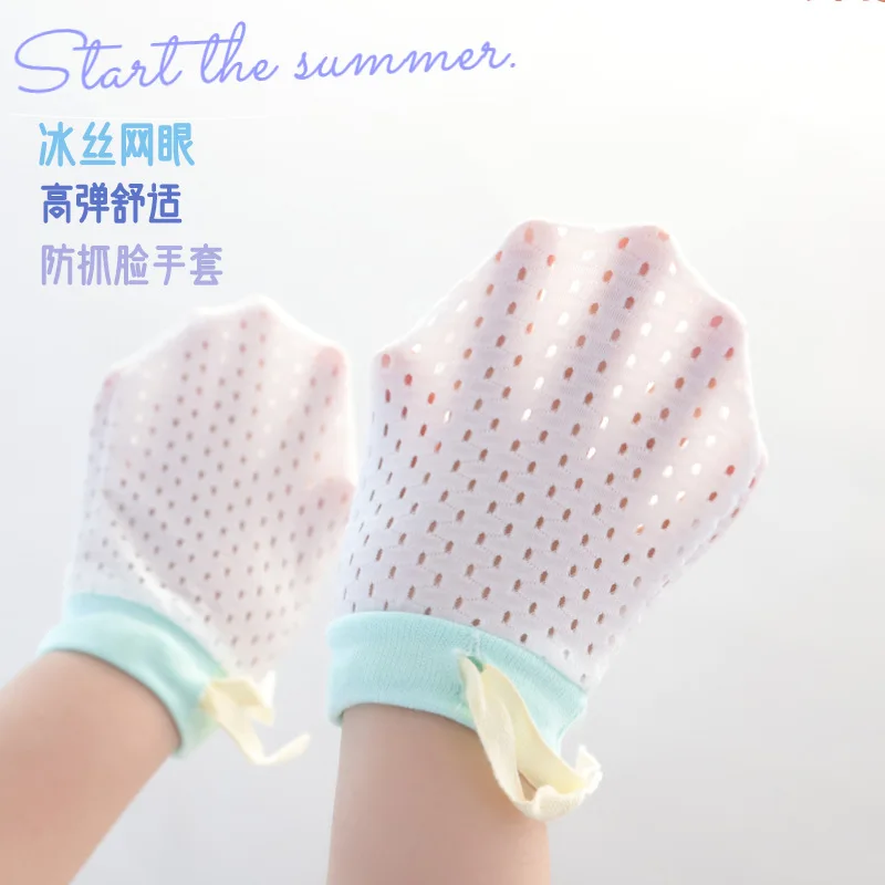 Baby Cotton Mittens Hand Glove Newborn Anti Scratch Breathable Baby Mittens Newborn Guantes Para Bebe Baby Gloves for Newborns