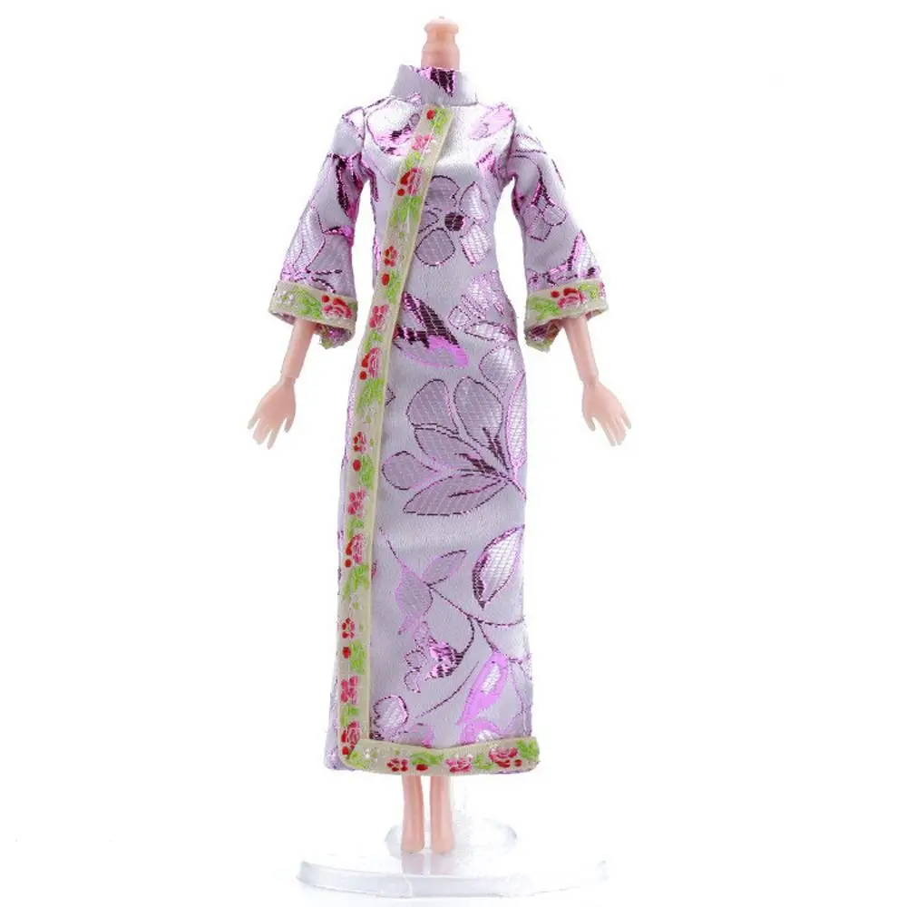Vêtements de Style chinois à la mode, robe de soirée, tissu Cheongsam, jupe de maison de jeu traditionnelle, bricolage