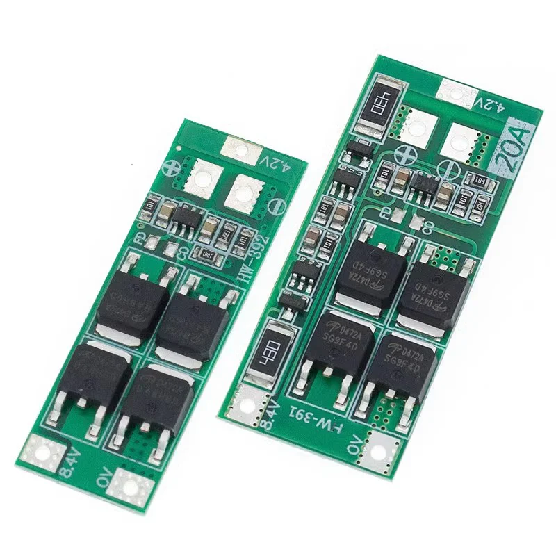 2S 20A 7.4V 8.4V 18650 Lithium Battery Protection Board/BMS Board Standard/Balance For DIY