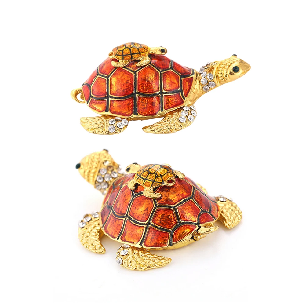 

Mother and Child Turtle Ornaments Animal Shaped Table Hot Models Cute Figurine Sea Home