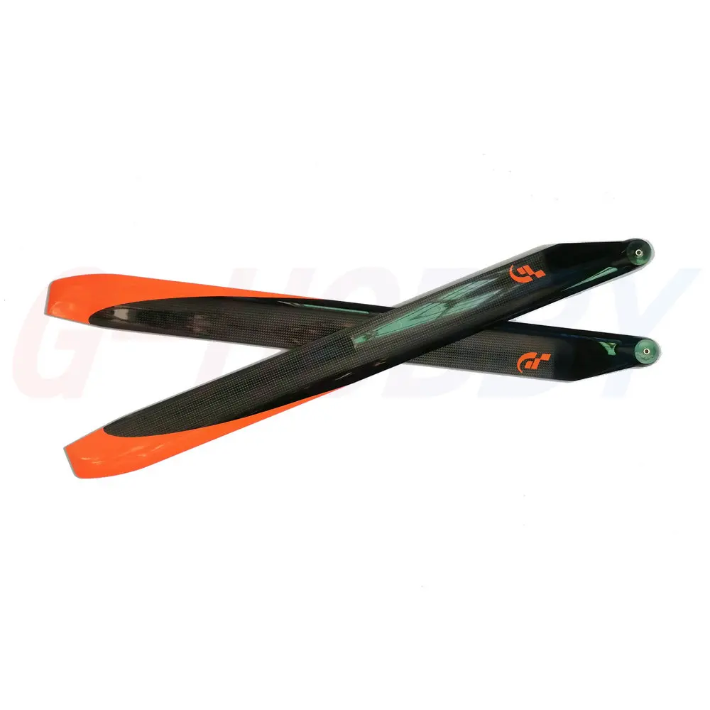 New 690MM Carbon Fiber Main Rotor Blades Propeller 106MM Tail blade   For  RC Accseesories For   RC Helicopter