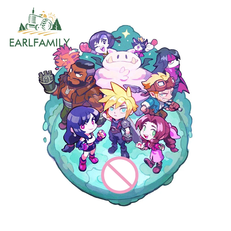 EARLFAMILY 13cm for Game Digital Art Car Stickers Fashionable Creative Decals Waterproof Car Accessories Bumper Caravan Decor