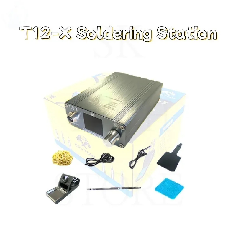 OSS T12-X OLED MINI Soldering Station Large LED Digital Display Electronic Welding Iron DC Version Portable Without Power Supply