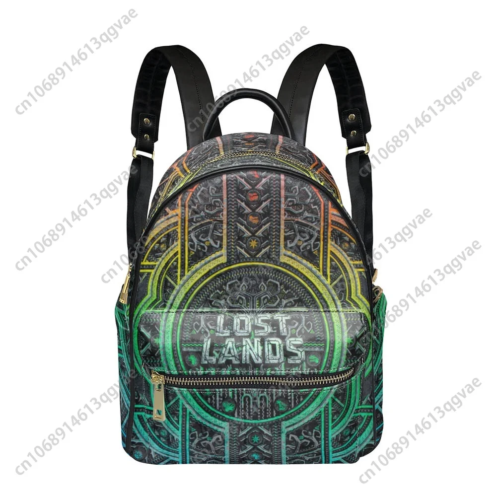Lost Lands Music Festival Backpack Womens Men Personalized Double Shoulder Bag Business Travel Bookbag Rucksack Gift Daypack