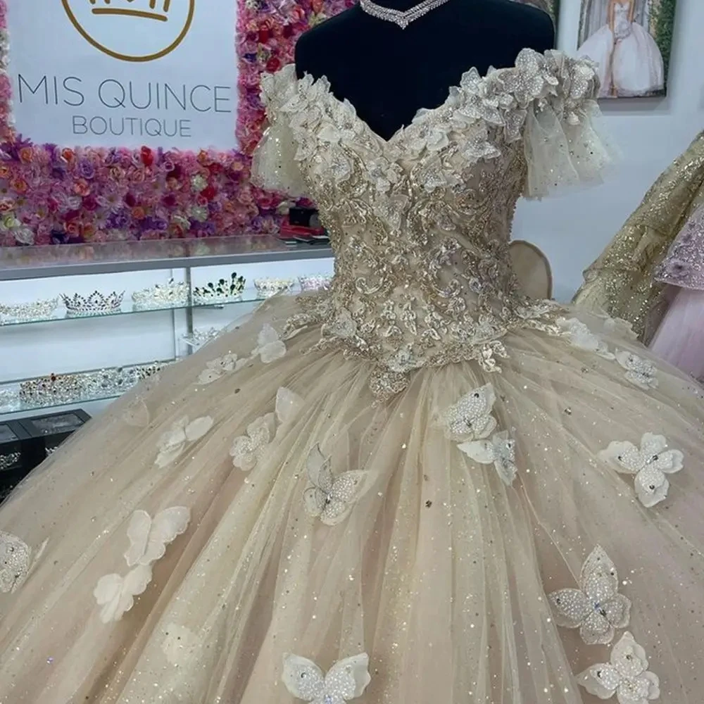 ANGELSBRIDEP gaun Tulle pesta dansa gaun Quinceanera untuk manis 15 16 gaun Applique Vestidos De Baile gaun pesta ulang tahun