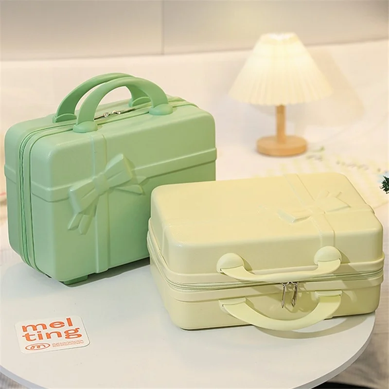 

Retro Candy Colored 4 Inch Portable eup Bag Large Capaci Student Fem Lage Faionable Travel Cosmetic Bag