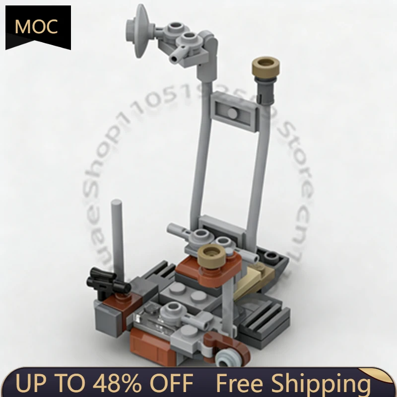 50 PCS Space War Model Mobile Sensor Array MOC Customize Modular Building Block Educational Model Popular DIY Toy Birthday Gift