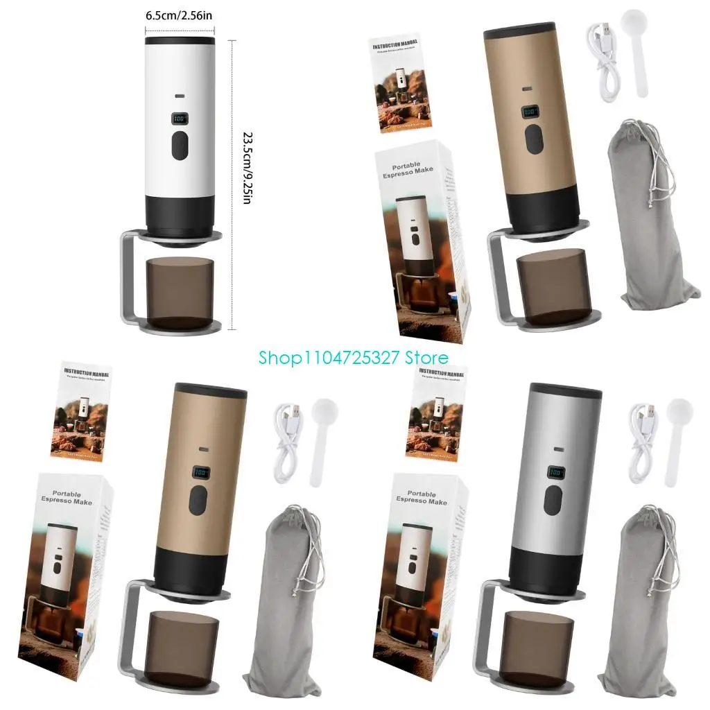 

D8KF Wireless Capsuled Coffee Device Intelligent Temperature Display Easy to Clean Structure Perfect For Compacts Living