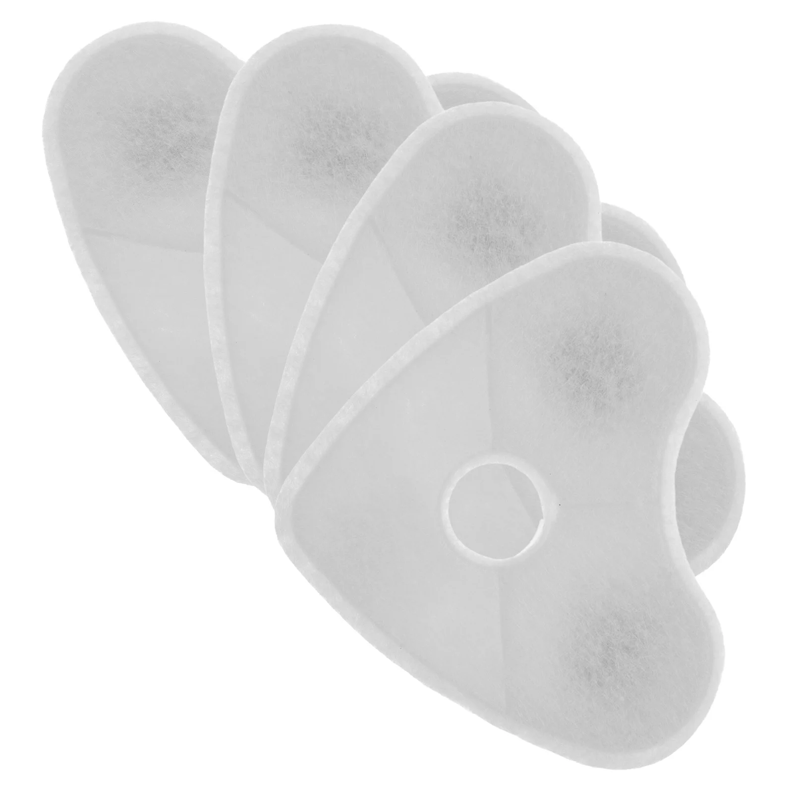 4 قطعة فلتر نافورة الماء للحيوانات الأليفة قذيفة جوز الهند الكربون المنشط لاستبدال موزع مياه القط سهل التركيب إزالة الرائحة الحيوانات الأليفة