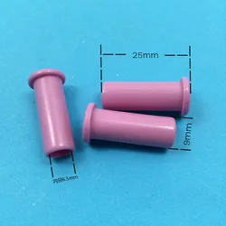 20PCS Alumina Ceramic Wire Guides Eyelets 9*25 Threading Porcelain Tube Outer Diameter 9 Length 25 Hole 6.5 Wear-resistant