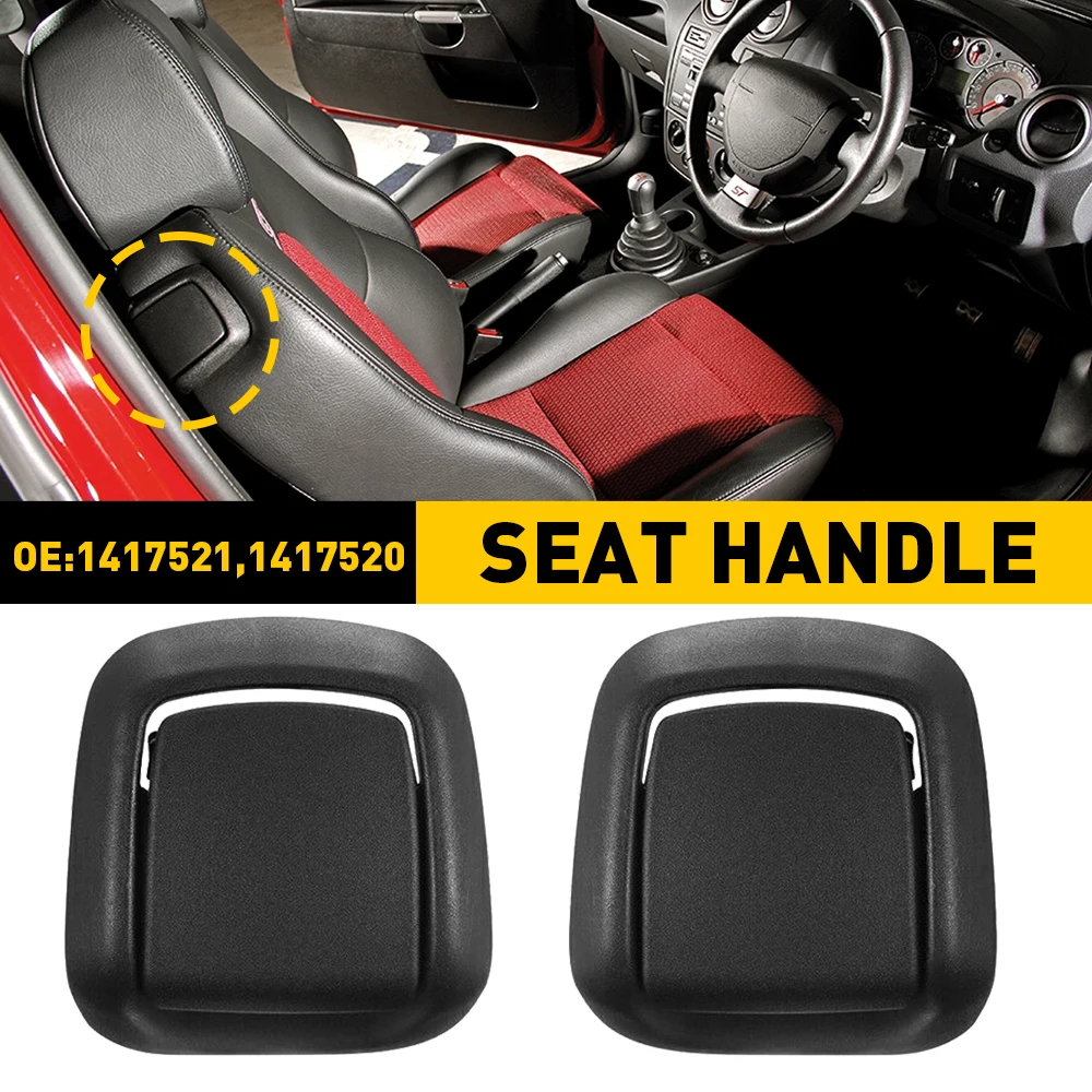 2Pcs Seat Tilt Handle Left/Right For Ford Fiesta Mk6-3 door Version  2002 2003 2004 2005 2006 2007 2008 Hand Stable Seat Covers