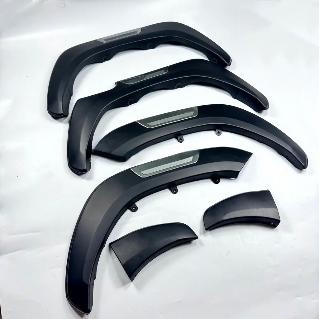 Front Fender Flare Wheel Arch & Decorative Trim Strip for Hilux Revo 2016-2024 Durable Auto Exterior Accessories