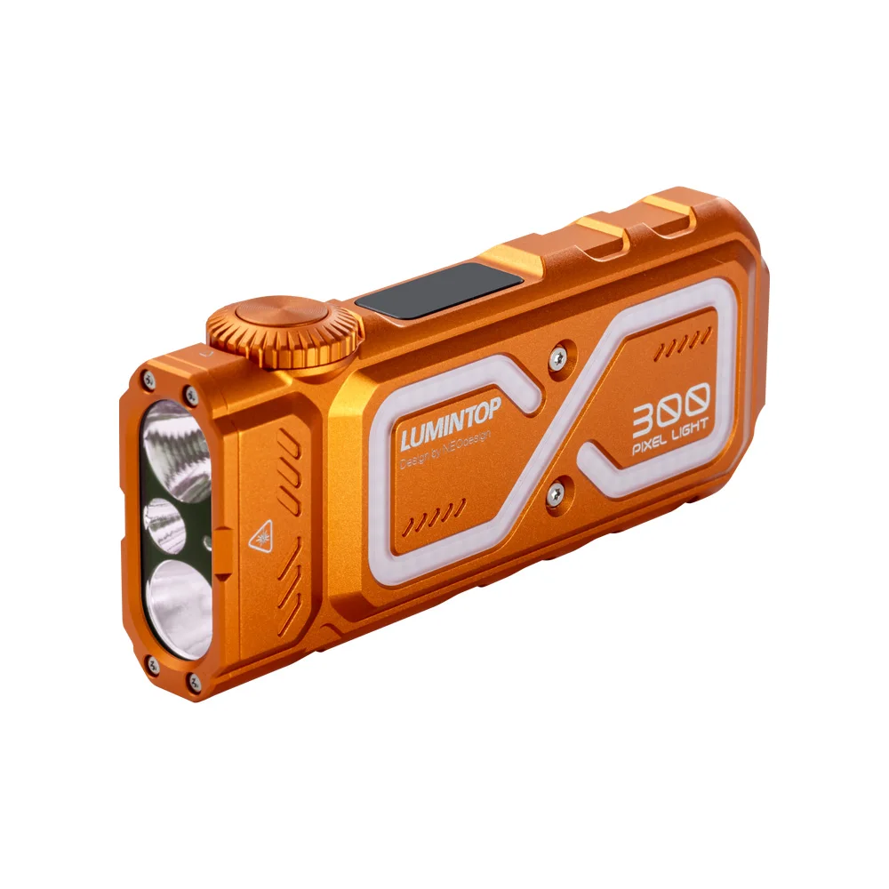 Многофункциональный фонарь Lumintop Pixel 1300LM с высокой яркостью - УФ, LEP, RGB, Hourglass, USB-C, дальность 265 м, мощный фонарь