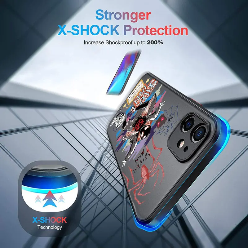 Marvel Spider Man Miles Morales Phone Case For iPhone 17 16 15 Pro Max Case 14 13 12 11 Pro Max 16e 17e Air XS XR X 8 Plus Cover - view 4