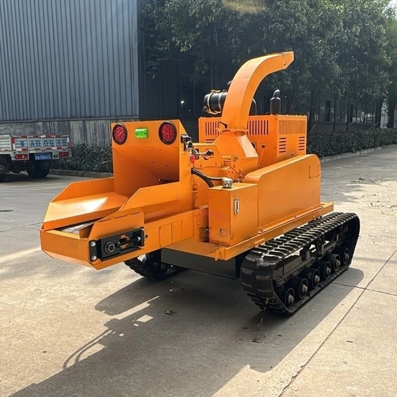 Wood Shredder Tree Branch Chipper Uniform Crushing Granularity Customized Screening Structure for Pulp Raw Material Making