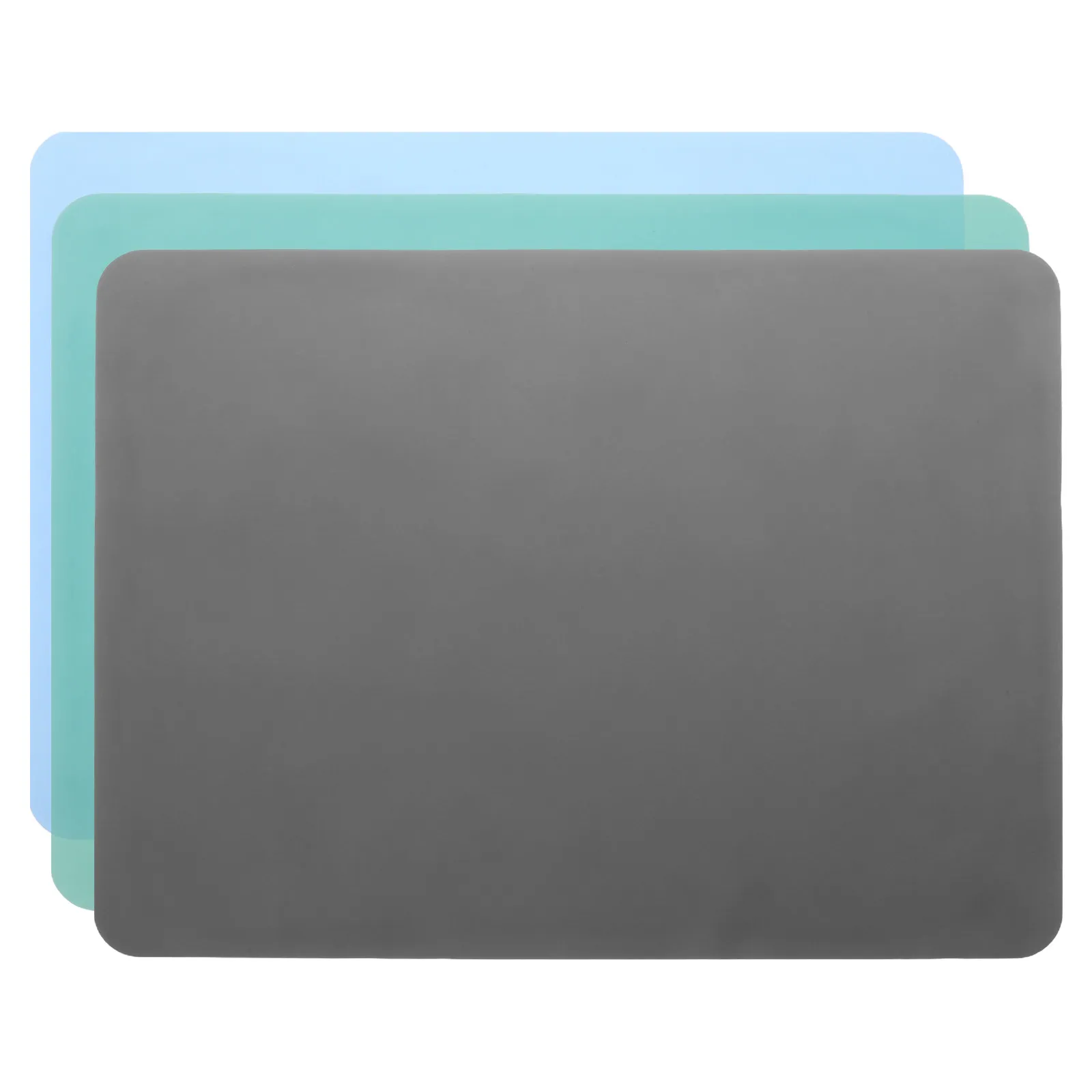 3Pcs Silicone Table Protector Mat Non Slip Desk Art Mat Painting Workspace Countertop Kitchen Placemat Pad