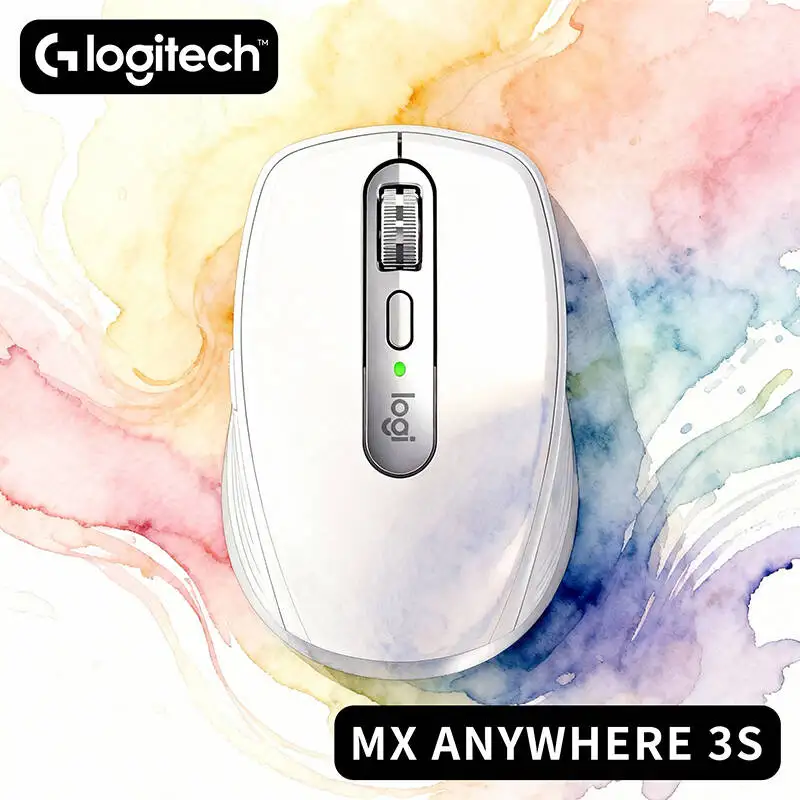 Logitech MX Anywhere 3S Creator Mouse - 8K DPI, MagSpeed Hyper-Scroll, USB-C Fast Charge, Travel-Ready, Multi-Device Sync