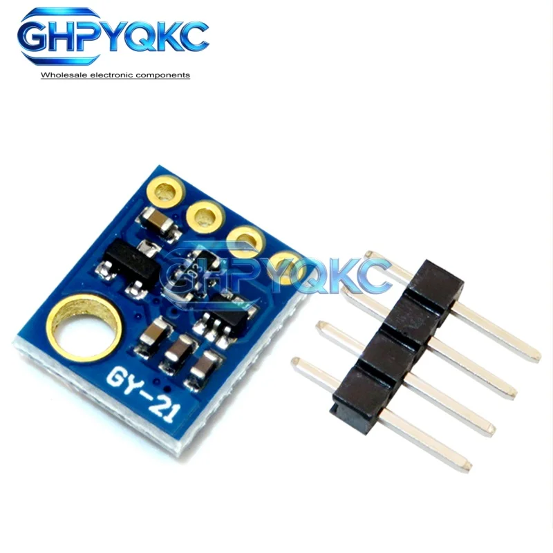 GHPYQKC Humidity Sensor with I2C IIC Interface Si7021 Industrial High Precision GY-21 Temperature Module Low Power for arduino
