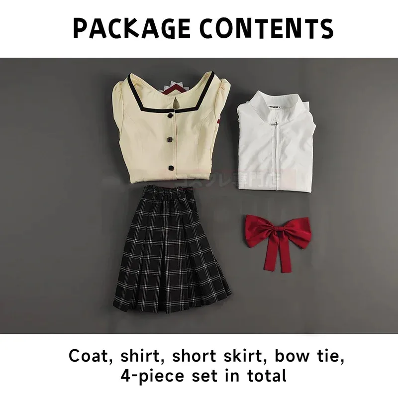 أزياء هولون Puella Magi Madoka Magica أنيمي كانام مادوكا التأثيرية تنورة Jk قميص Akemi Homura Tomoe Mami Miki Sayaka Sakura