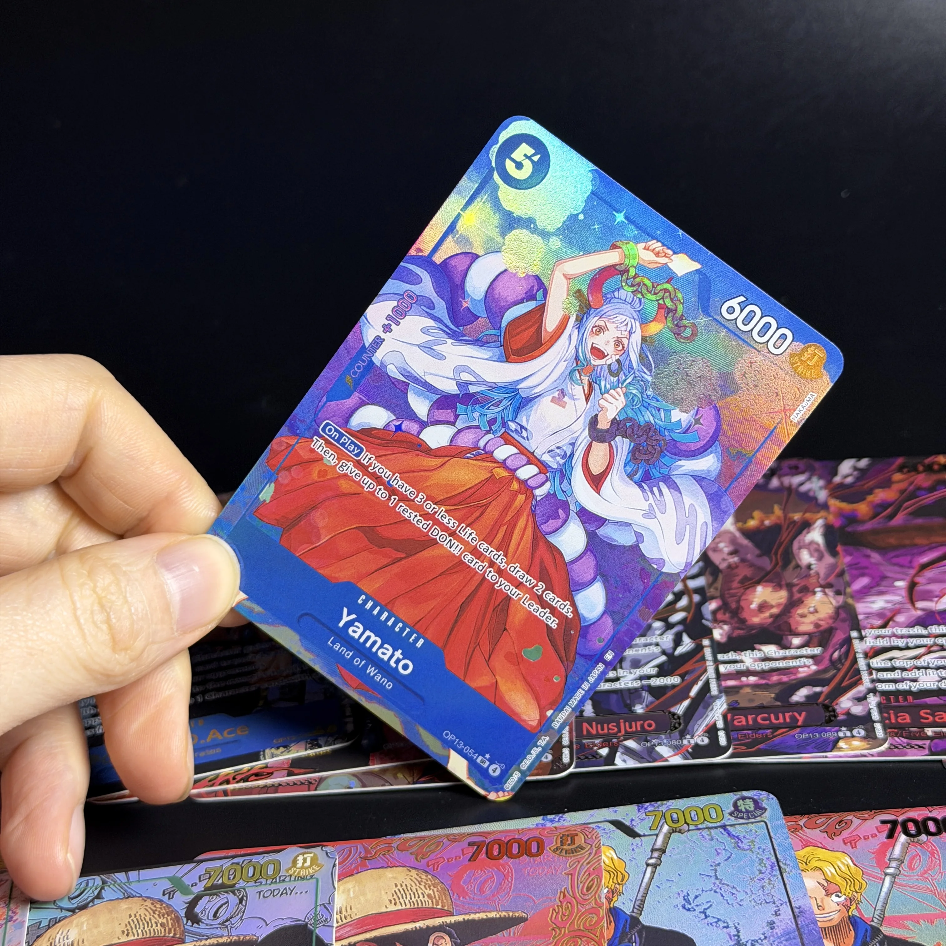 ONE PIECE OPCG TCG OP13 Three Brothers Manga panel/Jolly Roger/Red
