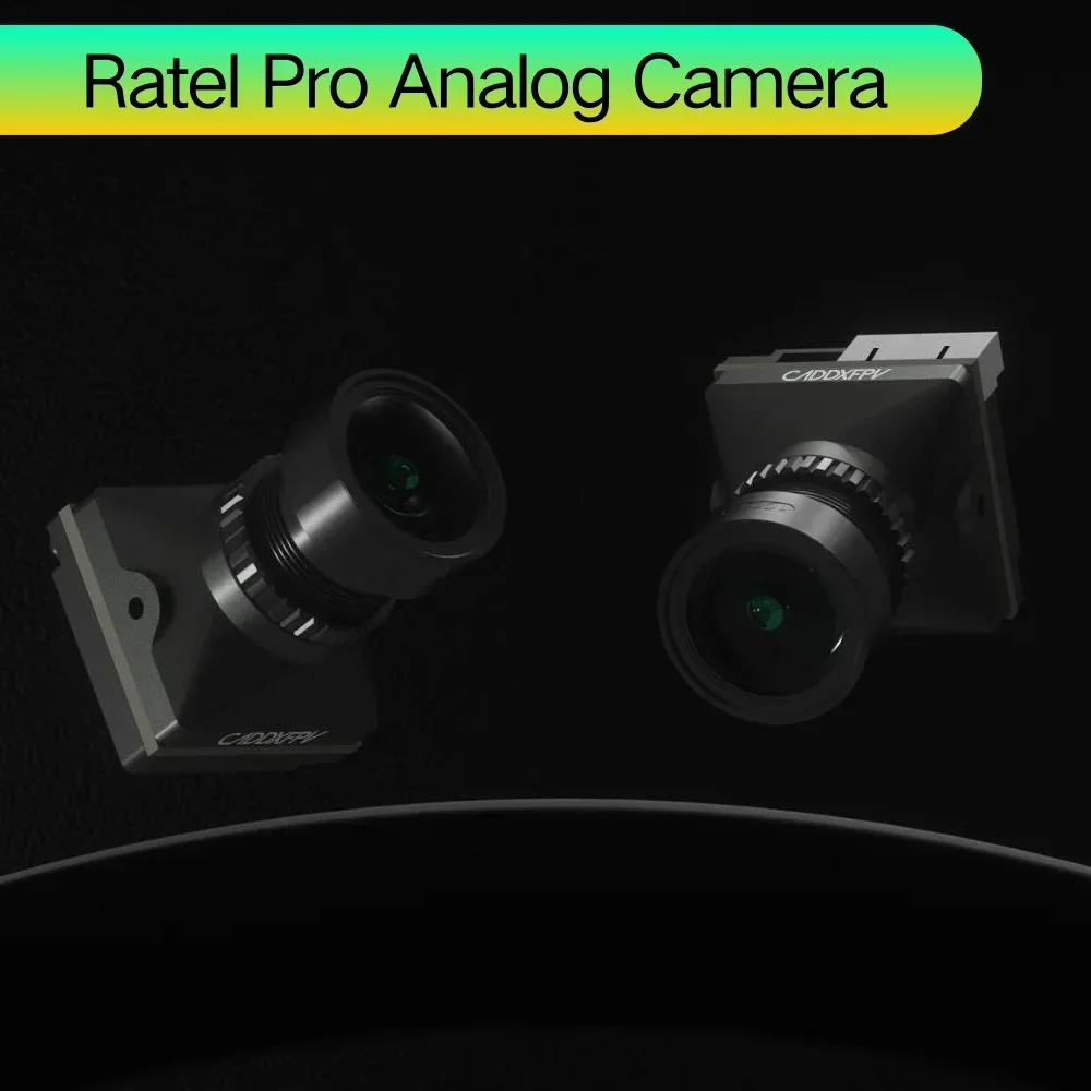 Caddx Ratel PRO FPV Camera 1500TVL 16:9/4:3 NTSC/PAL FOV125° Blacklight Night Camera for FPV Racing Drone