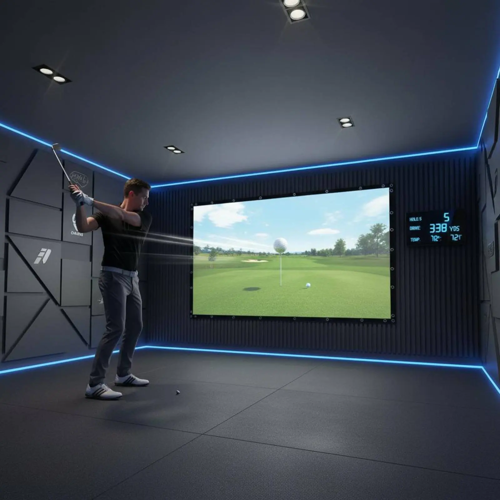 Sport Simulator Screen Resistant Resistant Sport Hitting Screen Sports Equipment Long-Lasting Stainless Steel Grommets