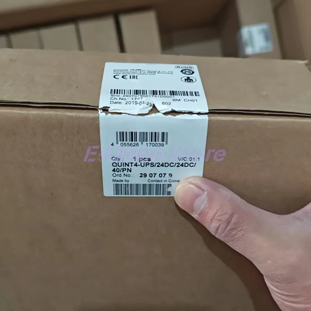 

2907079 QUINT4-UPS/24DC/24DC/40/PN QUINT DC-UPS 24VDC/40A Uninterruptible Power Supply