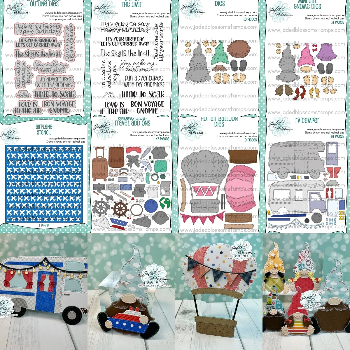 

Mini Gnome Travel Balloon 2025 July Clear Stamps Metal Cutting Dies Stencils DIY Scrapbooking Album Stamp Paper Card Embossing