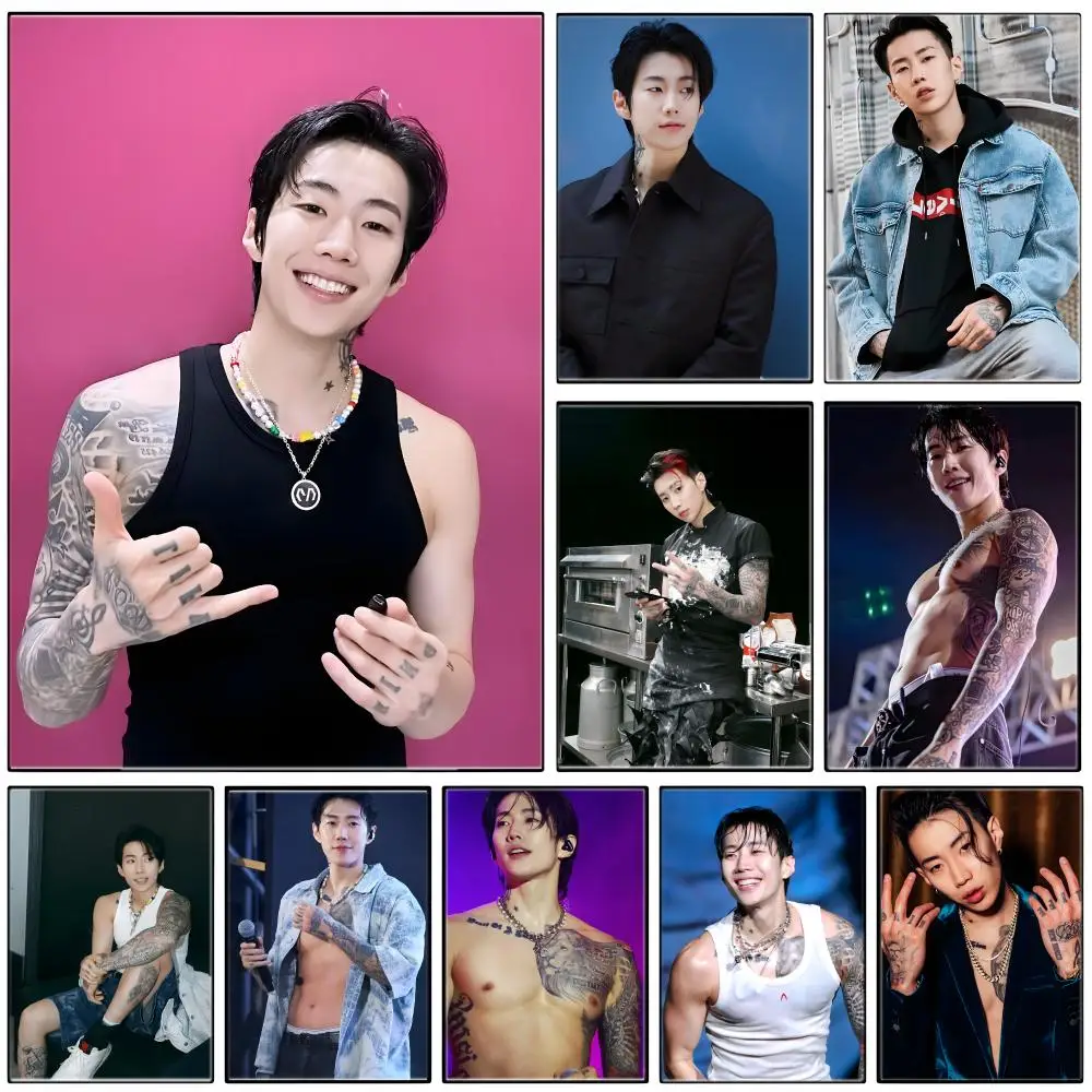Hip Hop J-Jay Park Poster  Self-adhesive Art Waterproof Paper Sticker Coffee House Bar Room Wall Decor