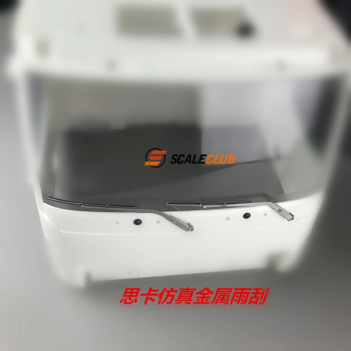 Scaleclub Model Trailer Dirt Head 1/14 Climbing 1/10 Drift Car With Simulation Metal Wiper For Tamiya Lesu For Scania Man