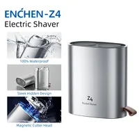 ENCHEN Shaver Professional Razor 2D Floating Shaver Hidden Mini Pocket Shaver Waterproof Electric Shaving Machine for Men Z4 K8