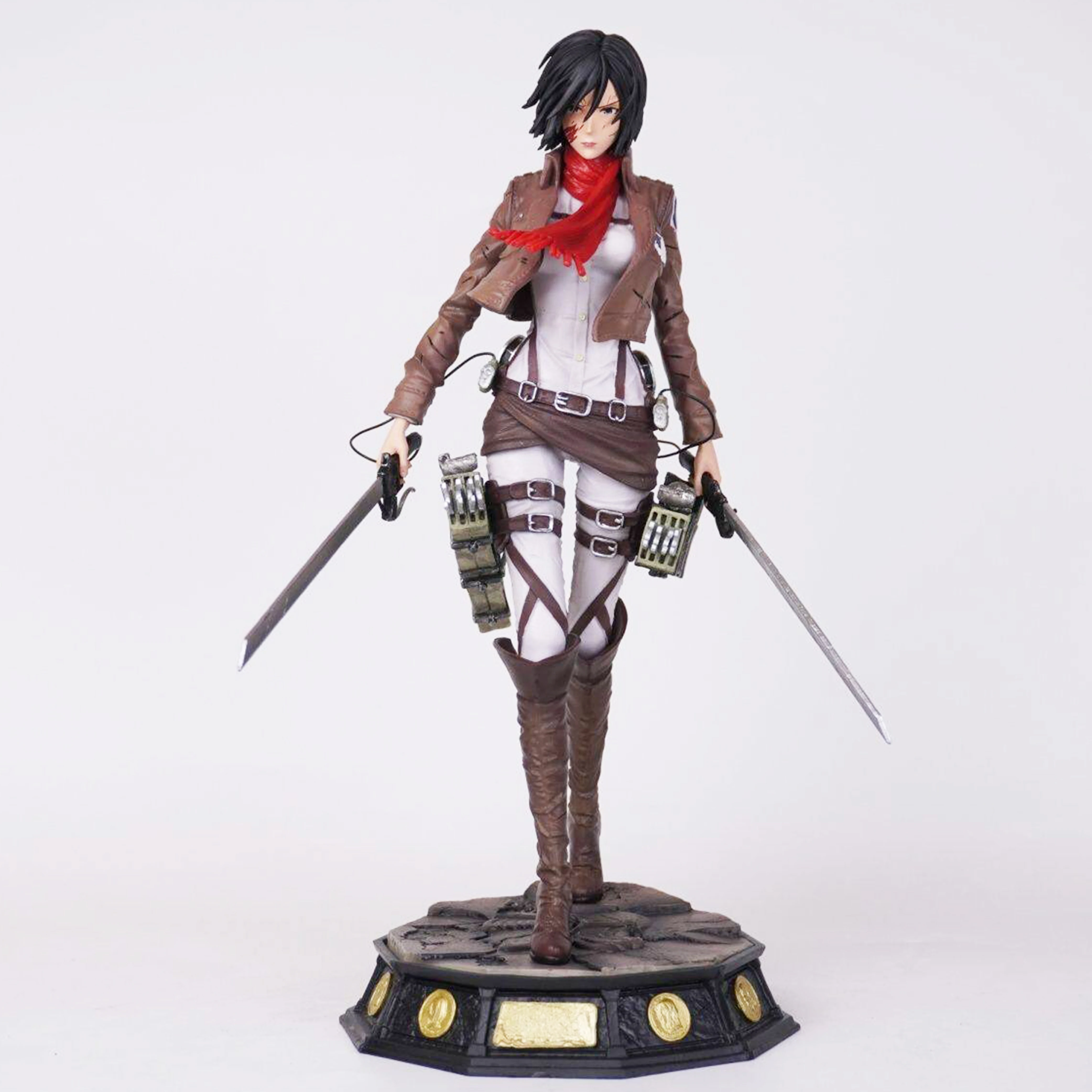 アニメ進撃の巨人フィギュアミカサ・アッカーマンフィギュアアクションフィギュアモデル-pvc-スタチューコレクションおもちゃデスク装飾ギフト