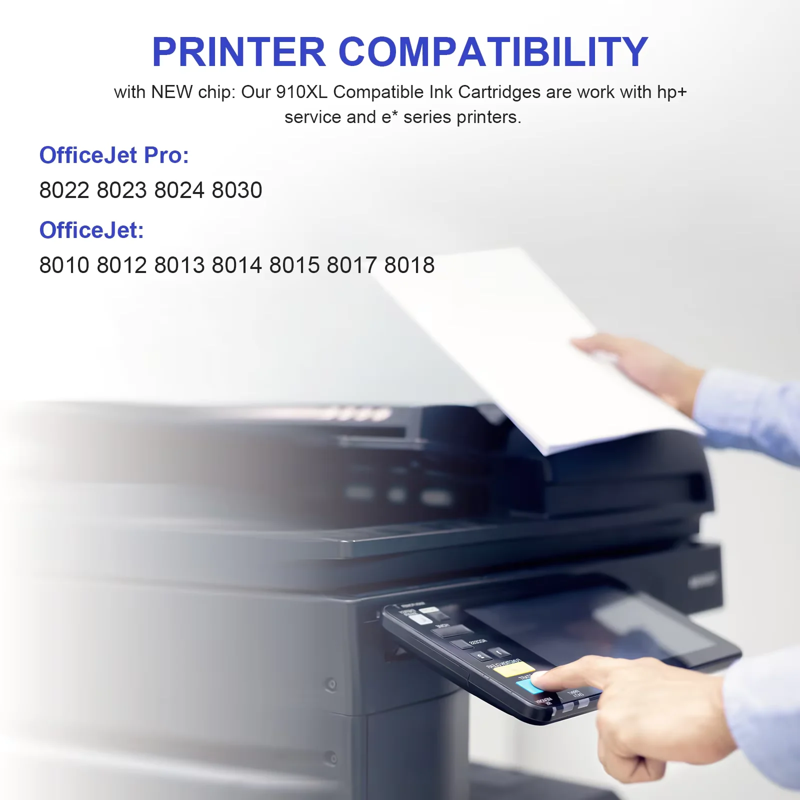 ALIZEO 912 XL 912XL Kompatybilne z wkładami atramentowymi HP912 do drukarek HP Officejet 8022 8025 8020 8024 8023 8010 8012 8014 8017 — zdjęcie produktu 2