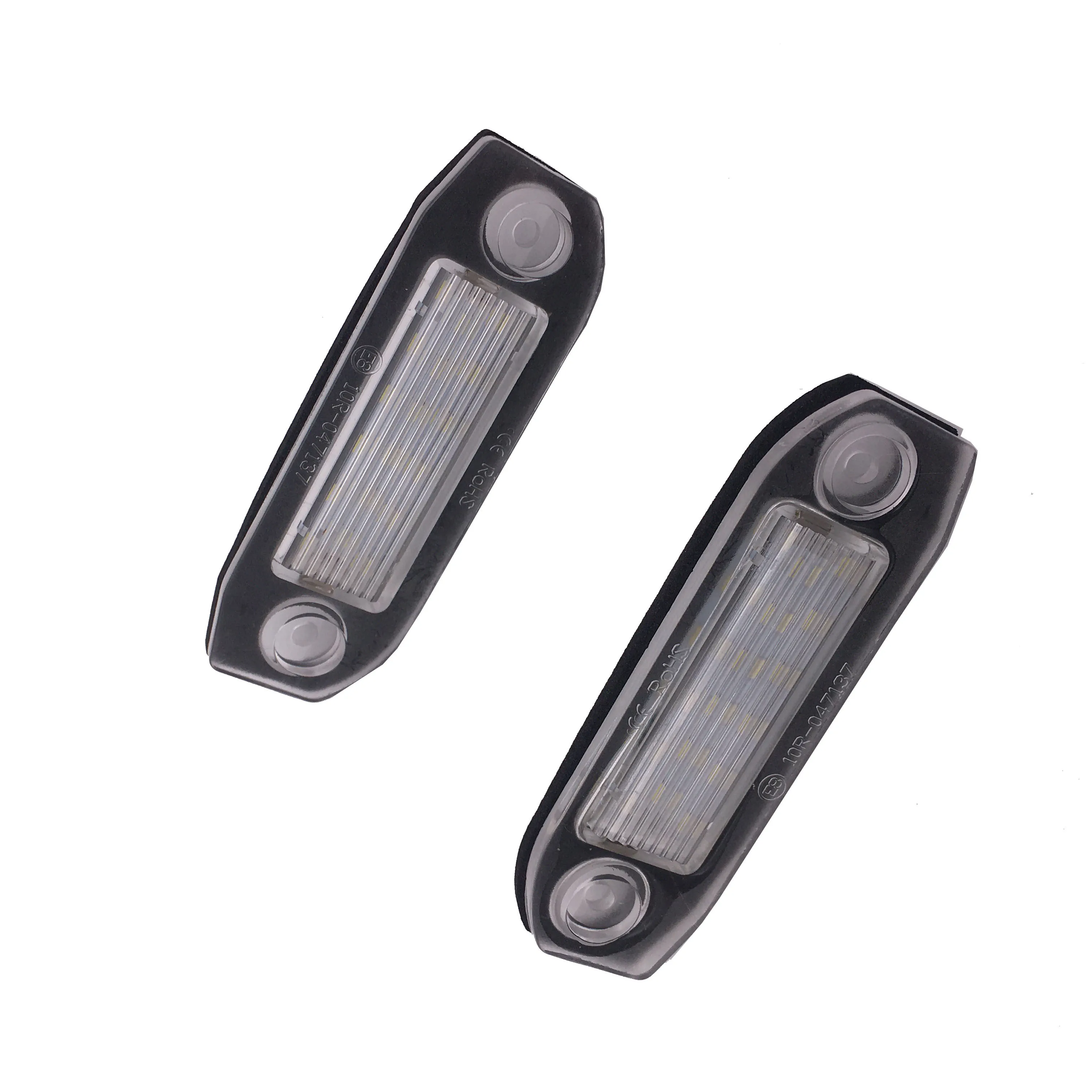 For Volvo S80 XC90 S40 V60 XC60 S60 C70 XC70 V70 Car-Styling Number Lamp 2PCS White License Number Plate Light Lamp 6000K