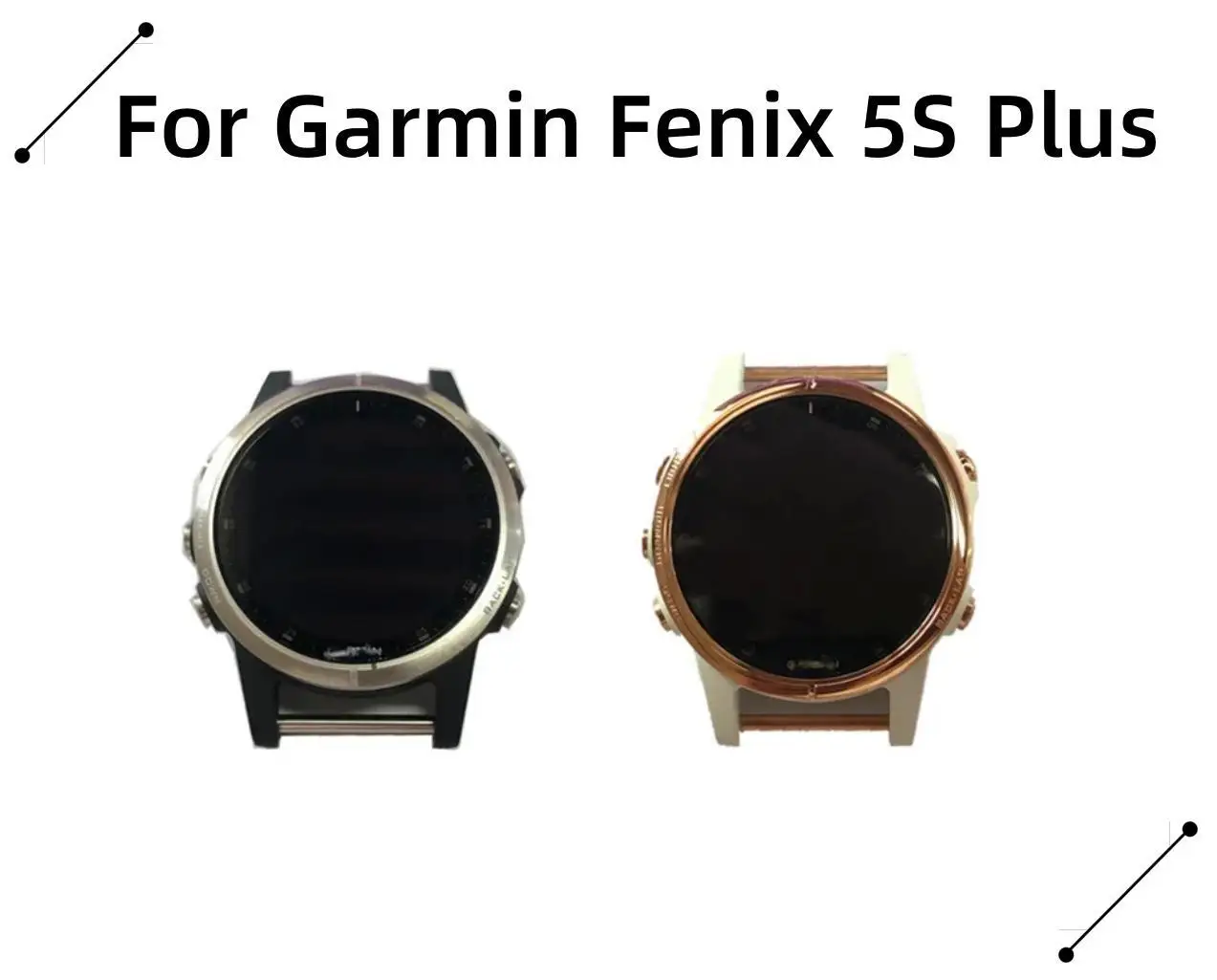 

For Garmin Fenix 5S Plus smart watch LCD display screen assembly repair parts