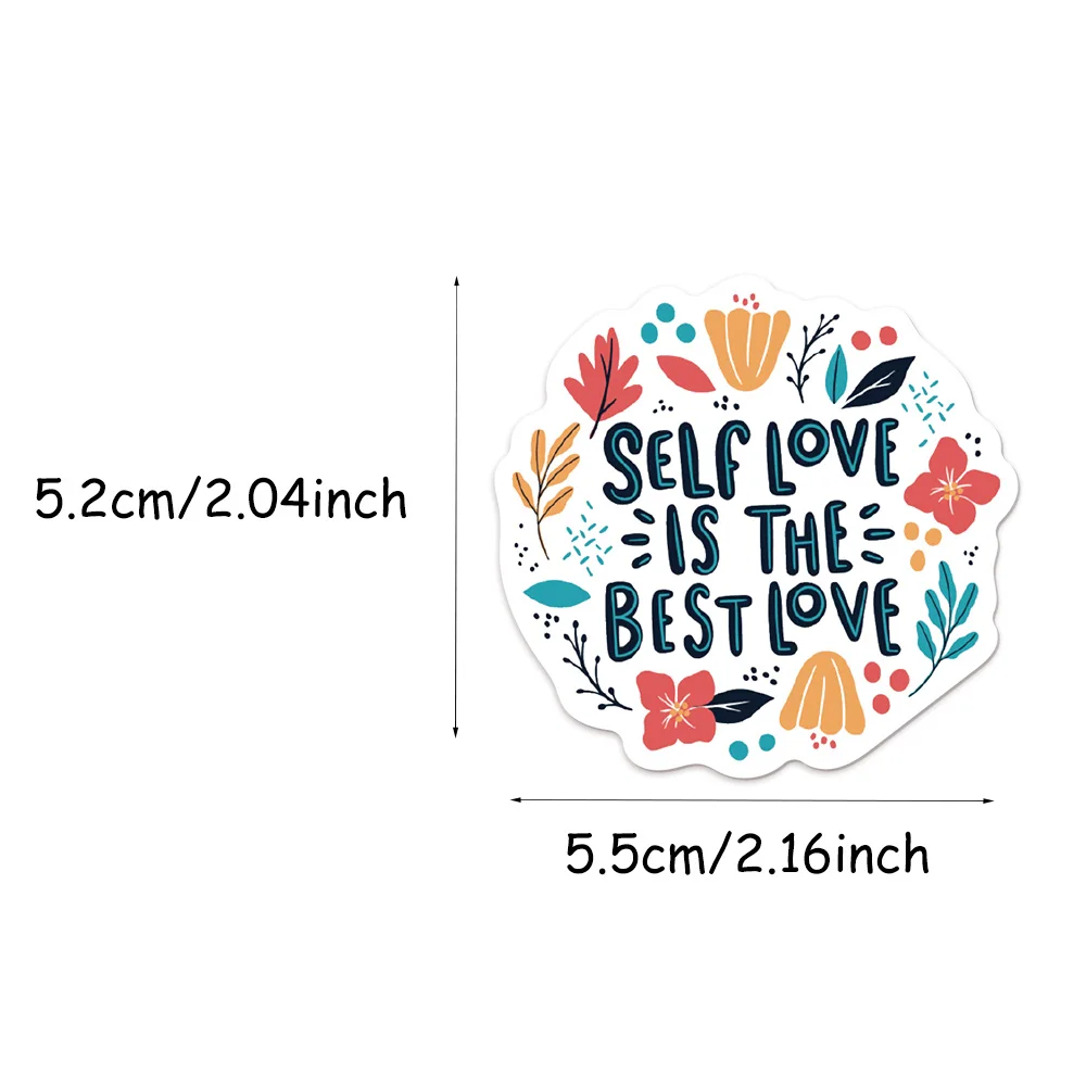 52PCS Inspirational Graffiti Stickers DIY Phone Case Laptop Water Bottle Waterproof Stickers