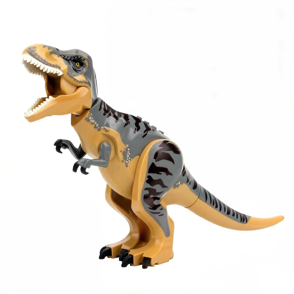 Jurassic World Dinosaur Building Blocks Toys Large Tyrannosaurus Rex Giganotosaurus Spinosaurus Figures Educational Gift - view 4