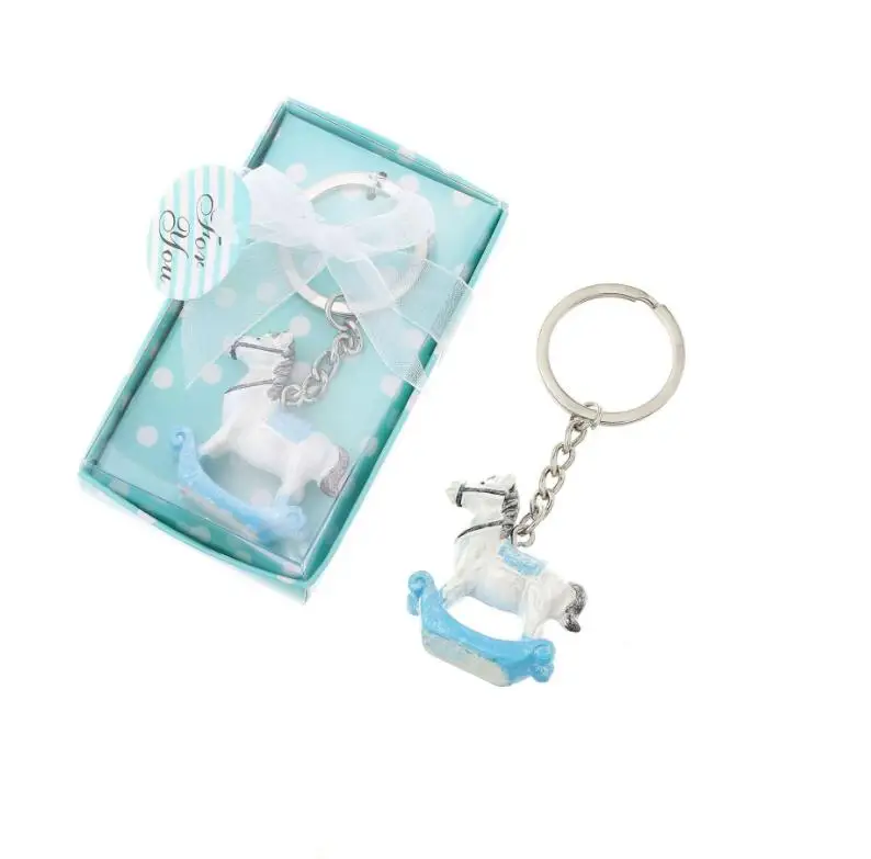 Free shipping 20pcs/lot Baby Shower Trojan horse Key Chain Pendant