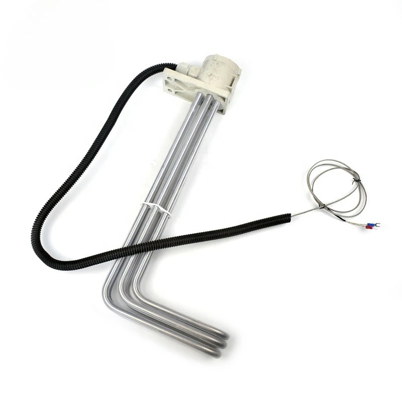115V 1100w L-type coil bottom water PTFE acid-resistant immersion electroplating bath heater