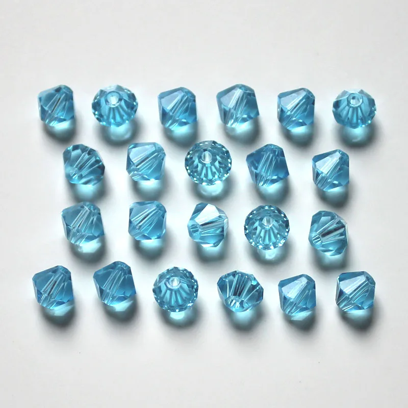 StreBelle 4MM 200Pcs Czech Bicone Crystal Beads for Jewelry Making Diy Accessories Colorful Faceted Glass Spacer Beads Wholesale