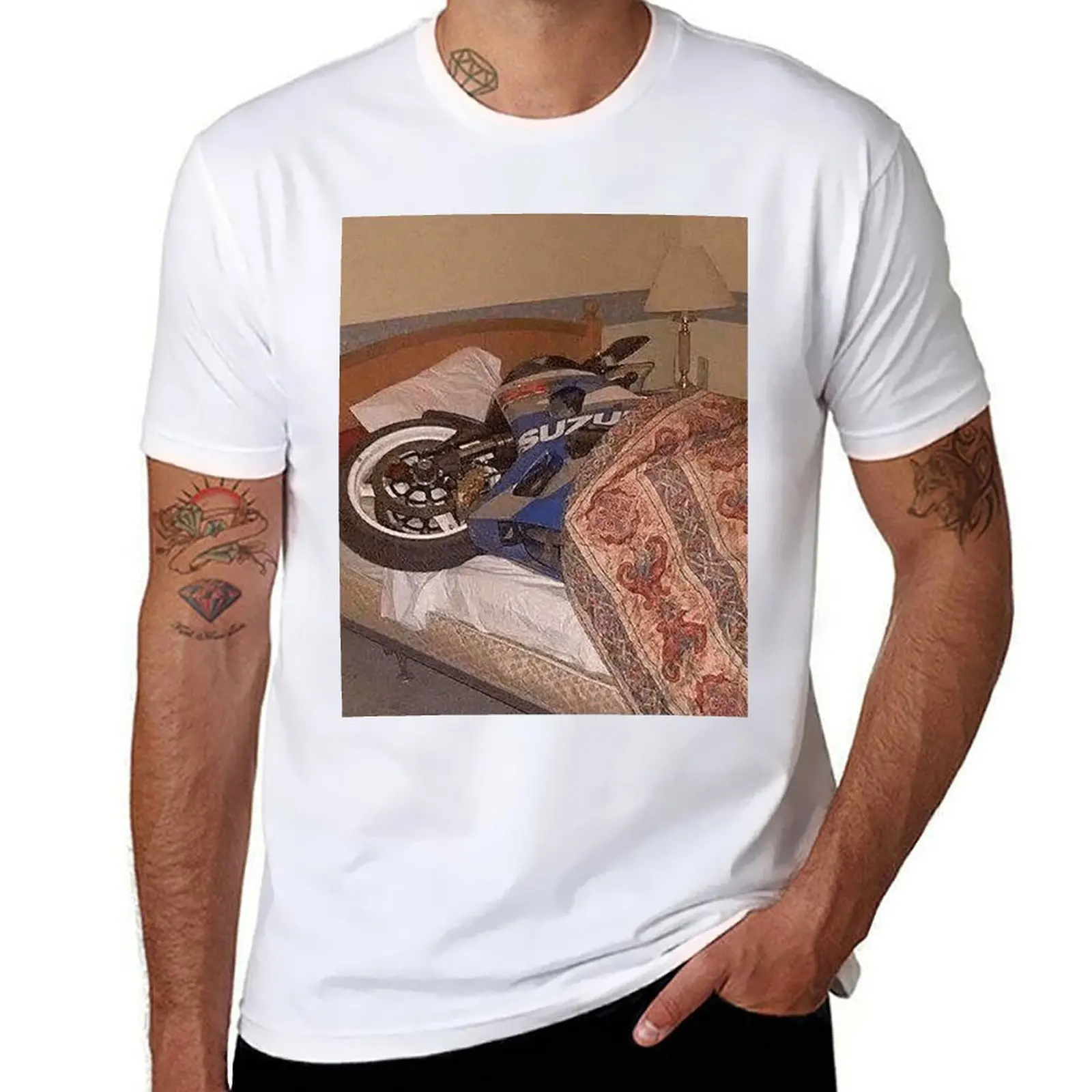

Motorcycle taking a nap - Cursed Image #0026 | Cursed Images Collection T-Shirt t shirt for man t shirt man cotton T-Shirt