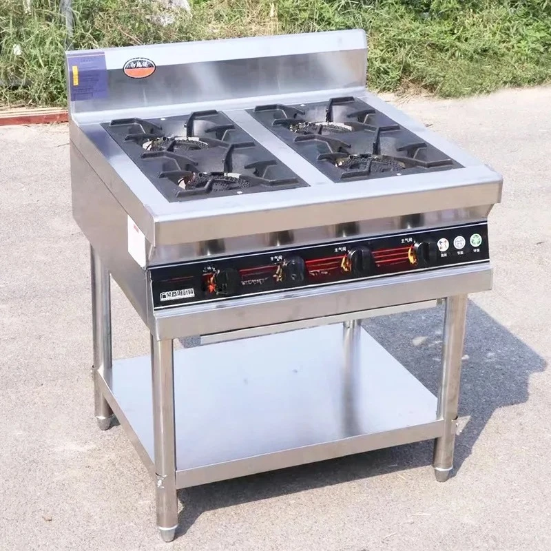

CF-24 Stove Commercial Energy-saving Four-six-eight Multi-eye Gas Clay Pot Stove Rice Noodle Stainless Steel Gas Special Stove