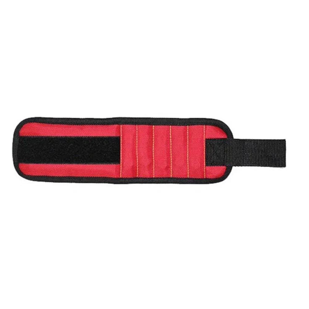 Magnetic Wrist Tool Bag Strong Magnet Wrist Support Band For Holding Screws Nail Bracelet Belt Electrician Tools