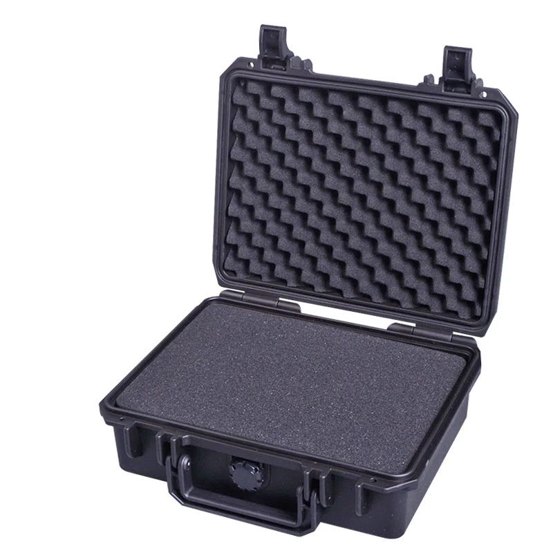 Protective Case Small Plastic Hardware Toolbox Sealed Moisture Proof Household Packing Box With Pre-Cut Foam