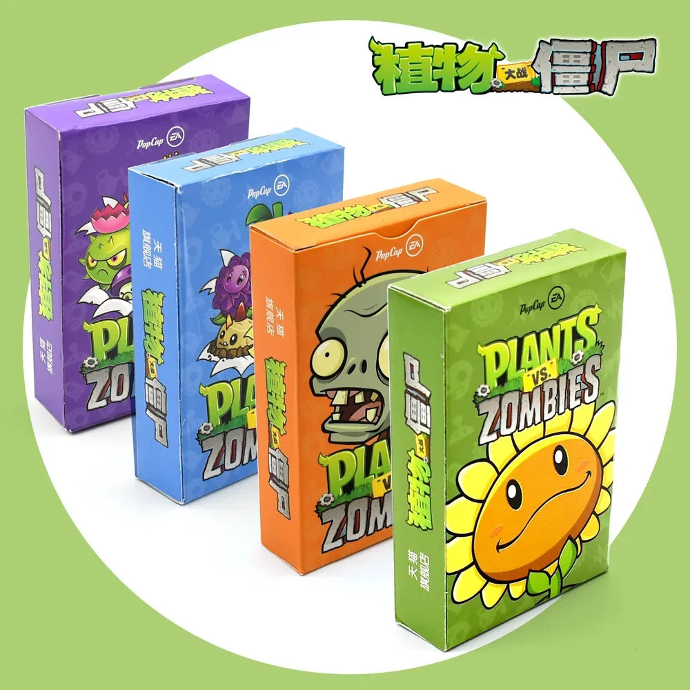 Creative Plants Vs. Zombies Card Game Four Editions High Quality Printed Parent-child Poker Collectibles Gift Toys for Children